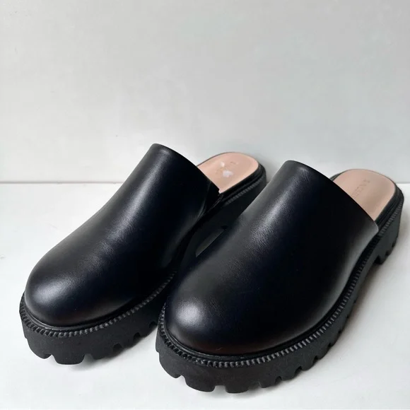 Sincerely Jules Womens Bolt Black Platform Chunky Clog Mule 90's Style Shoe  10M - Picture 4 of 15